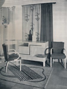 Egy szoba sarka, amelyet Hayes Marshall tervezett a Fortnum & Mason Ltd. számára, London, 1936 alkotó: Unbekannt