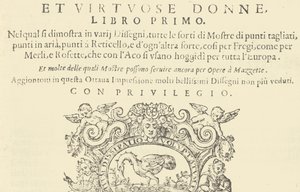 Nemes és erényes nők koronája: I-IV. könyv, 1601. alkotó: Unbekannt