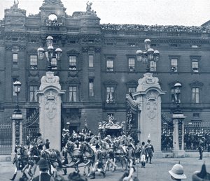 V. György király és Mária királyné koronázása, London, 1911. alkotó: Unbekannt