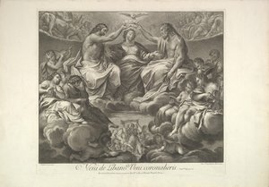 Szűzanya koronázása, 1741. alkotó: Unbekannt