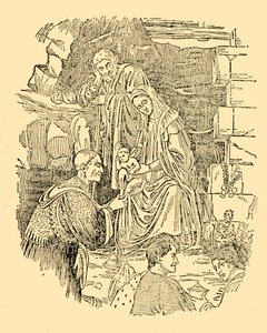 Cosmo De Medici mint a bölcsek egyike, 1930. alkotó: Unbekannt