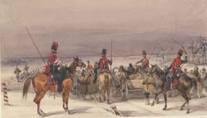 A deportáltakat konvojáló kozákok, 1831 alkotó: Unbekannt
