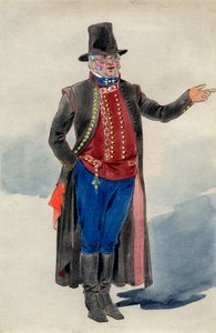 Jelmezterve a Dear Little Denmark, a Prince of Wales Színház számára, 1909 alkotó: Unbekannt