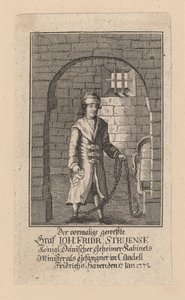Johann Friedrich Struensee gróf 1737-1772, 1772. alkotó: Unbekannt