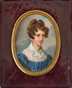 Emilie Troubetzkoy grófnő, született Sayn Wittgenstein hercegnő 1801-1869, 1828. alkotó: Unbekannt