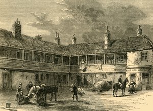 A rózsa és a korona udvara, 1820, 1876. alkotó: Unbekannt