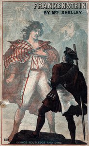 Frankenstein borítója, Mary Shelley, 19. század vége alkotó: Unbekannt