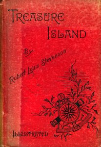 A Treasure Island borítója, Robert Louis Stevenson, 1886 alkotó: Unbekannt
