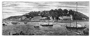 Cowes Harbour, Wight-sziget, 1900 alkotó: Unbekannt