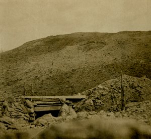 Les Éparges-i dombtető, Észak-Franciaország, 1914-1918 között. alkotó: Unbekannt
