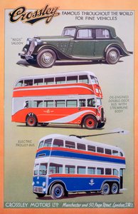 Crossley Motors hirdetés, 1937 alkotó: Unbekannt