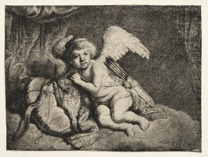 Ámor pihenő, 1600-as évek. alkotó: Unbekannt