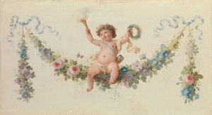 Garlandon ülő Ámor, 1770-90. alkotó: Unbekannt