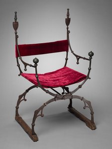 Curule összecsukható szék, c. 1450-1500. alkotó: Unbekannt