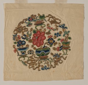 Kivágott motívum kézimunka, Kína, Qing-dinasztia 1644-1911, 19. század. alkotó: Unbekannt