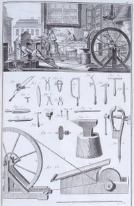 Evőeszköz készítés, 1750-es évek alkotó: Unbekannt