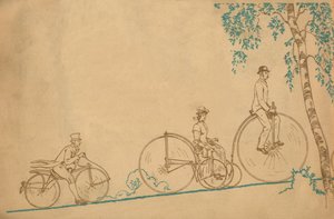 Kerékpározás 1839-1939 hátlap, 1939 alkotó: Unbekannt