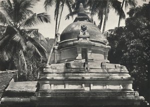 Dagoba a Kandy-i Szent Fog templomában, 1926 alkotó: Unbekannt