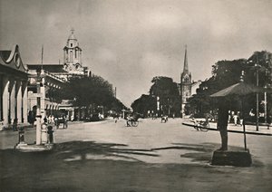 Dalhousie Street, Rangoon, 1900. alkotó: Unbekannt