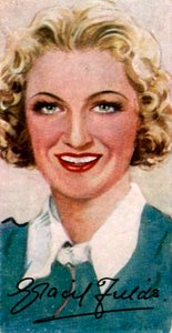 Dame Gracie Fields, 1898-1979, angol énekes és humorista, XX. alkotó: Unbekannt