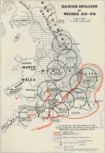 Wessex dán inváziója 876-878, 1935 alkotó: Unbekannt
