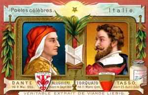 Dante Allighieri és Torquato Tasso, c1900 alkotó: Unbekannt