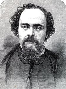 Dante Gabriel Rossetti. alkotó: Unbekannt