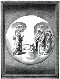 Dante és Beatrice a Holdra szállítása, 1870. 16. század alkotó: Unbekannt