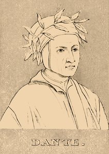 Dante, c1265-1321, 1830. alkotó: Unbekannt