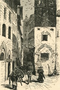 Dantes-ház, Firenze, 1890. alkotó: Unbekannt