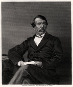 David Livingstone, skót misszionárius és afrikai felfedező, 19. század alkotó: Unbekannt