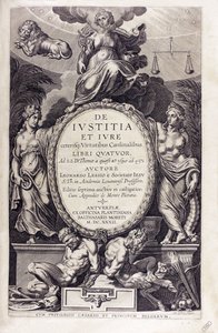 De iustitia et iure, Leonardus Lessius, 1632. alkotó: Unbekannt