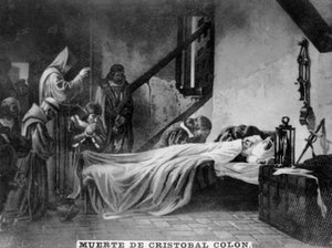 Kolumbusz Kristóf halála, 16. század, 1920-as évek alkotó: Unbekannt