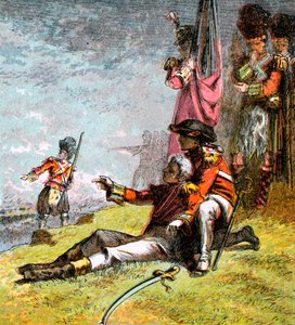 Wolfe tábornok halála, 1759 c1850-es évek alkotó: Unbekannt