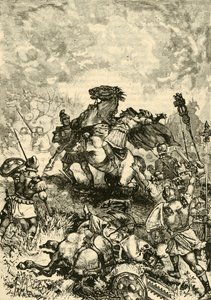 Julianus, a hitehagyott halála, 1890. alkotó: Unbekannt