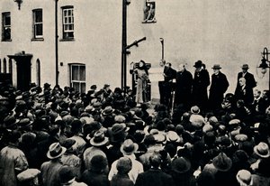 A szavazás kihirdetése Eppingben, 1924, 1945. alkotó: Unbekannt
