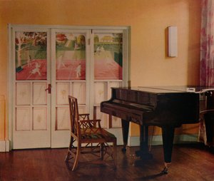 Eric Ravilious dekorációja a Sir Geoffrey Frys lakásban, Portman Square, London, 1933 alkotó: Unbekannt