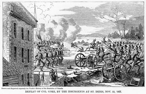 Gore ezredes legyőzése a felkelők által St Denisben, 1837. november 22. alkotó: Unbekannt