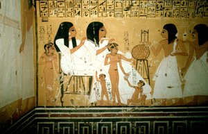 Deir el-Medineh, Luxor, Théba, Egyiptom, XX. század alkotó: Unbekannt