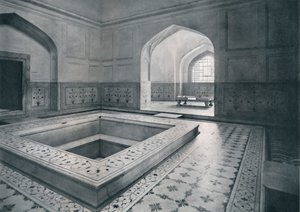 Delhi. Királyi fürdő a palotában, 1910. alkotó: Unbekannt