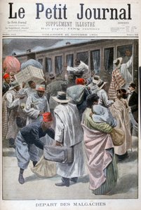 A madagaszkáriak távozása, 1900. évi egyetemes kiállítás, Párizs, 1900 alkotó: Unbekannt