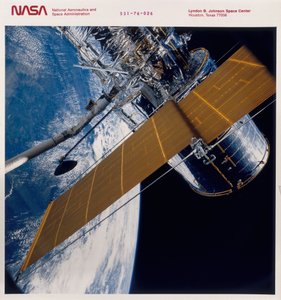 A Hubble Űrteleszkóp telepítése, 1990 alkotó: Unbekannt