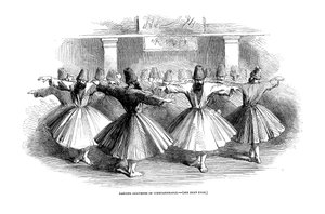 Dervisek, Konstantinápoly, Törökország, 1853 alkotó: Unbekannt