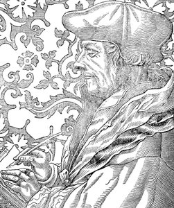 Desiderius Erasmus, 15-16. századi holland humanista és tudós, XIX. alkotó: Unbekannt