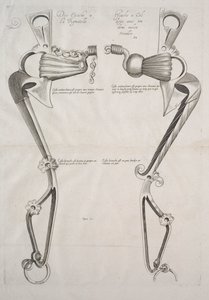 Horses Bit diagramja, 1700-as évek. alkotó: Unbekannt