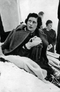 Diana Gordon Lennox, kanadai síelő, téli olimpiai játékok, Garmisch-Partenkirchen, Németország, 1936 alkotó: Unbekannt