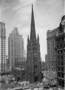 Die Trinity Church New Yorkban. 1935 alkotó: Unbekannt