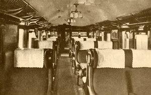 Dining-Car, London Midland and Scottish Railway, 1930. alkotó: Unbekannt