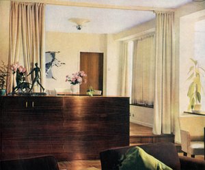 Étkezőfülke a nappaliban a Sun House-ban, Hampstead, London, 1937. alkotó: Unbekannt