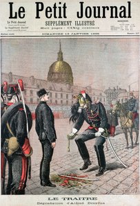 Albert Dreyfus megszégyenítése, 1895 alkotó: Unbekannt
